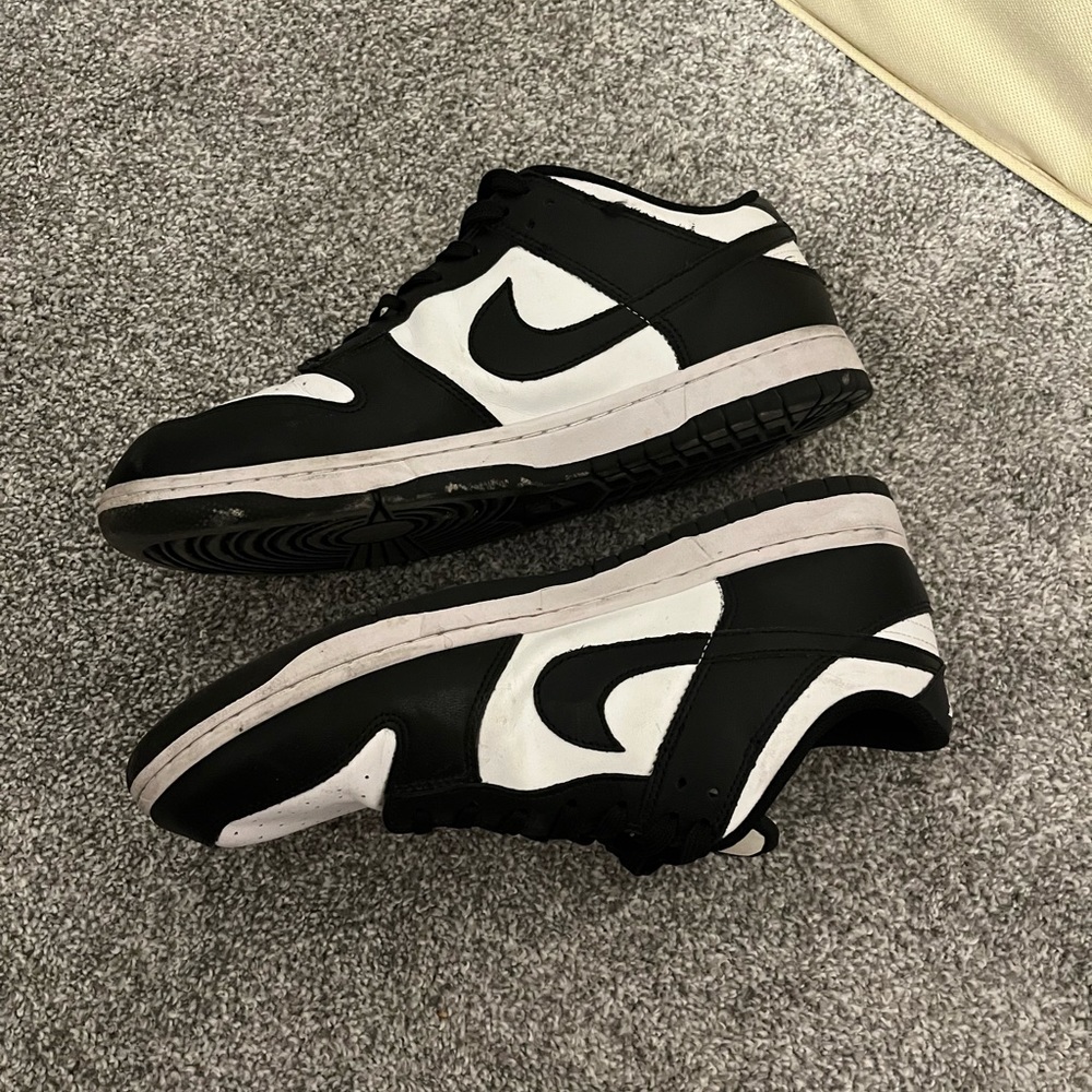 Nike Dunk Low Pandas. Size 12, Good condition, No Box